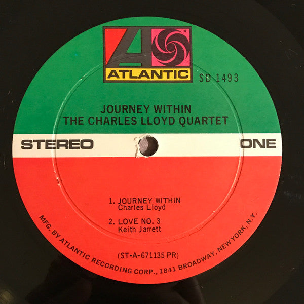 The Charles Lloyd Quartet - Journey Within (Vinyl, LP, Album, Reissue, Stereo) Very Good Plus (VG+) / Very Good Plus (VG+)