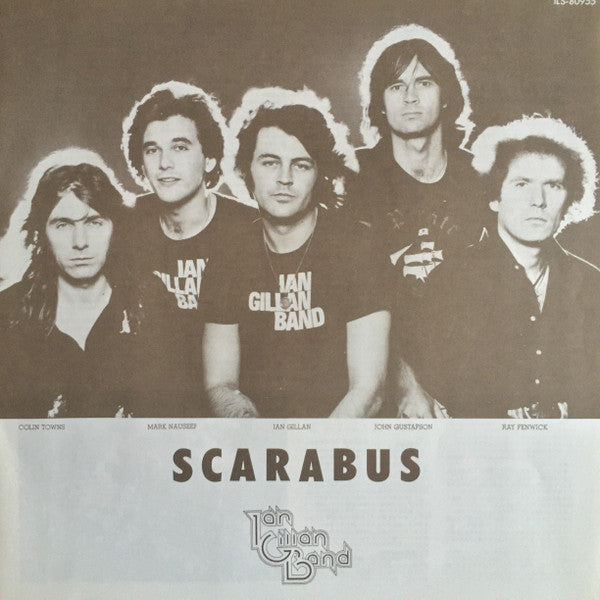 Ian Gillan Band - Scarabus (Vinyl, LP, Album, Promo) Very Good Plus (VG+) / Very Good (VG)