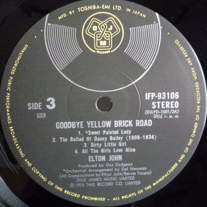 Elton John - Goodbye Yellow Brick Road (2xVinyl, LP, Album, Reissue) Very Good Plus (VG+) / Very Good Plus (VG+)