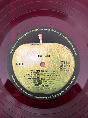 Mary Hopkin - Post Card (Vinyl, LP, Album, Stereo) Very Good (VG) / Very Good (VG)