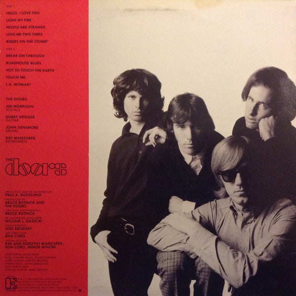 The Doors - Greatest Hits (Vinyl, LP, Compilation) Good Plus (G+) / Very Good (VG)