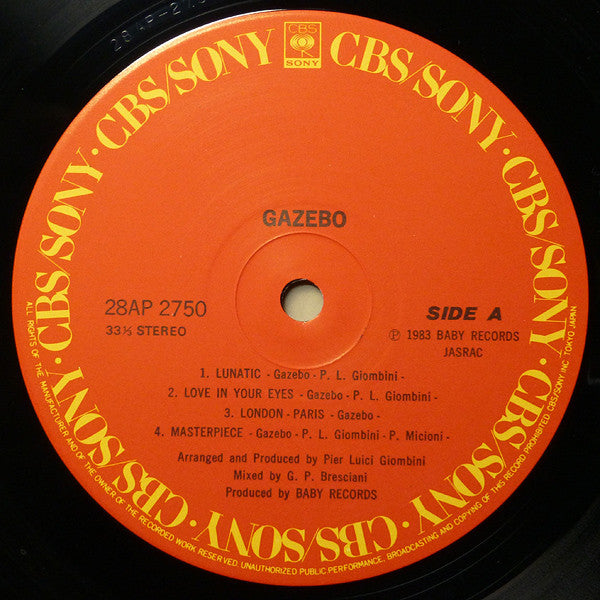 Gazebo - Gazebo (Vinyl, LP, Album)