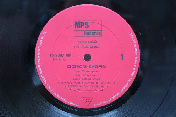 Eugen Cicero - Cicero's Chopin (Vinyl, LP, Album) Very Good Plus (VG+) / Very Good (VG)