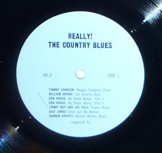 Various - Really! The Country Blues 1927-1933 (Vinyl, LP, Compilation, Reissue) Very Good (VG) / Very Good (VG)