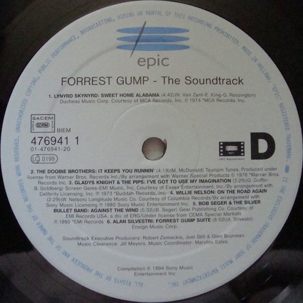 Various - Forrest Gump (The Soundtrack) (2xVinyl, LP, Compilation) Very Good Plus (VG+) / Very Good (VG)