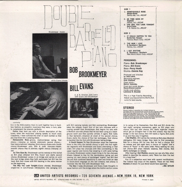 Bob Brookmeyer - The Ivory Hunters - Double Barrelled Piano (Vinyl,...