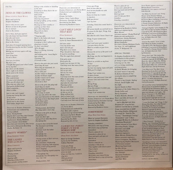 Barbra Streisand - The Broadway Album (Vinyl, LP, Album)