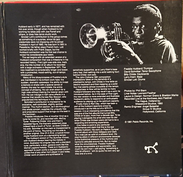 Freddie Hubbard - Live At The Northsea Jazz Festival, The Hague, Holland, 1980 (2xVinyl, LP, Album, Stereo) Good Plus (G+) / Good Plus (G+)