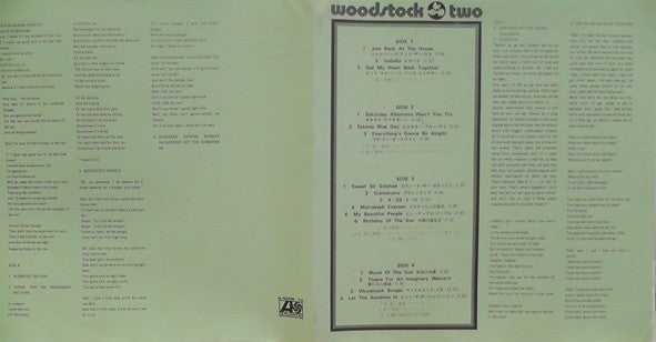 Various - Woodstock Two (2xVinyl, LP, Album, Reissue) Very Good (VG) / Very Good (VG)