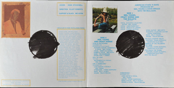 Neil Young - American Stars 'N Bars (Vinyl, LP, Album) Very Good Plus (VG+) / Very Good (VG)