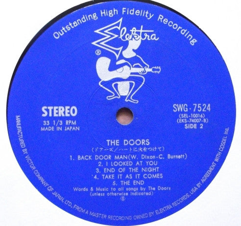 The Doors - The Doors (Vinyl, LP, Album, Stereo, Reissue) Very Good (VG) / Very Good (VG)
