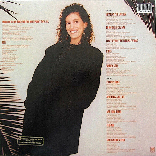 Rita Coolidge - Inside The Fire (Vinyl, LP, Album) Very Good Plus (VG+) / Very Good Plus (VG+)