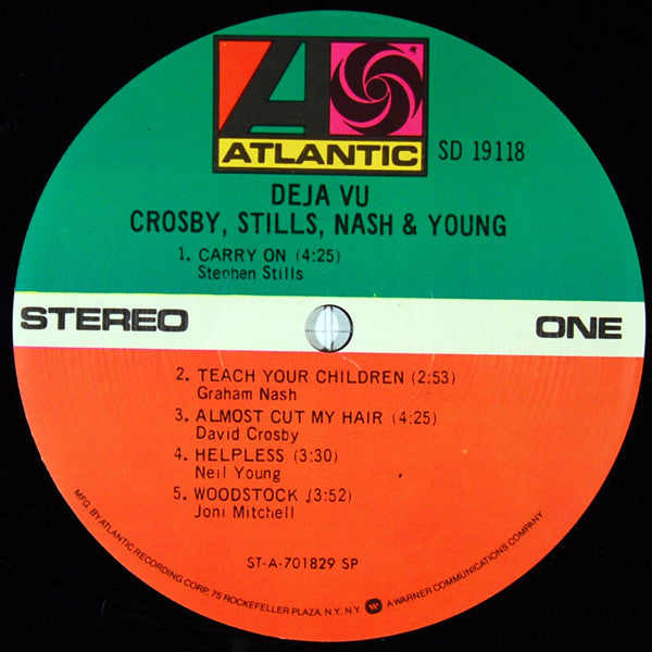 Crosby, Stills, Nash & Young - Déjà Vu (Vinyl, LP, Album, Reissue, Stereo) Very Good (VG) / Fair (F)