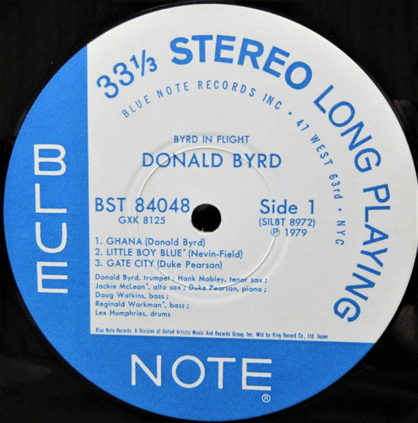 Donald Byrd - Byrd In Flight (Vinyl, LP, Album, Reissue, Stereo) Near Mint (NM or M-) / Very Good (VG)
