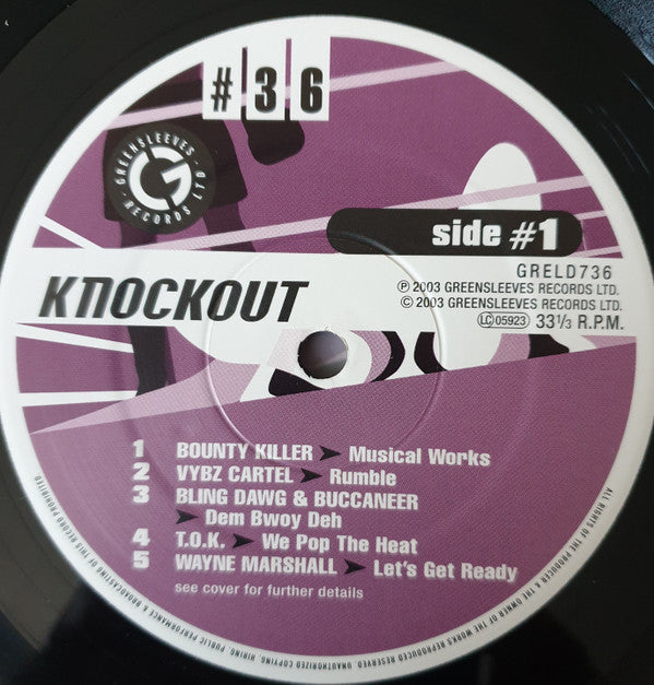 Various - Knockout (2xVinyl, LP, Compilation) Good Plus (G+) / Very Good (VG)