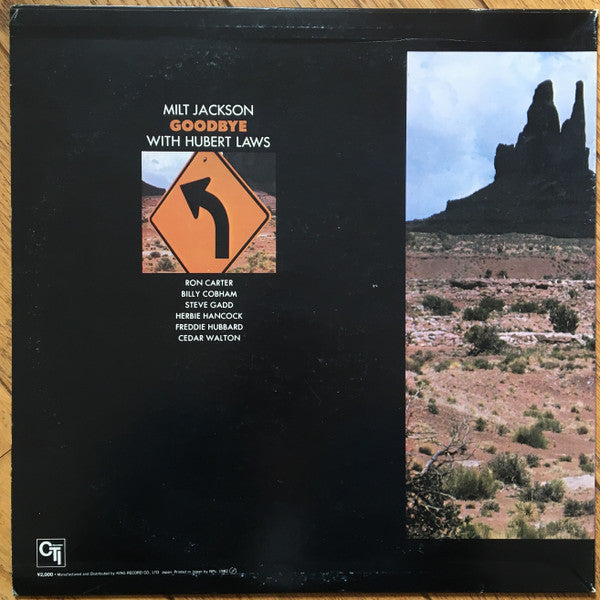 Milt Jackson - Goodbye (Vinyl, LP, Album, Stereo) Very Good Plus (VG+) / Very Good Plus (VG+)