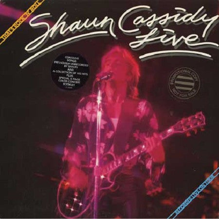 Shaun Cassidy - Live - That's Rock'N Roll (Vinyl, LP, Album) Very Good (VG) / Very Good Plus (VG+)