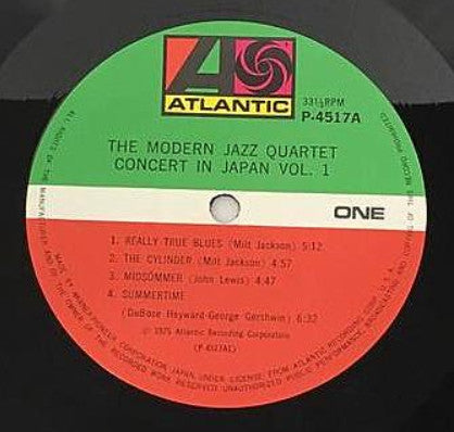 The Modern Jazz Quartet - Concert In Japan Vol.1 (Vinyl, LP, Stereo) Good Plus (G+) / Very Good (VG)