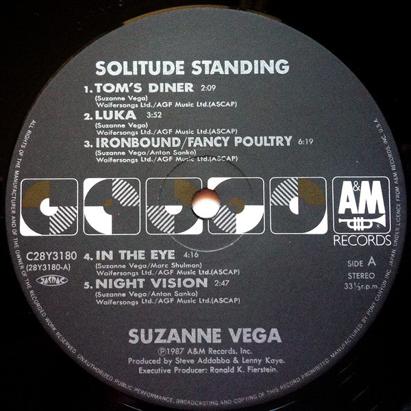Suzanne Vega - Solitude Standing (Vinyl, LP, Album)
