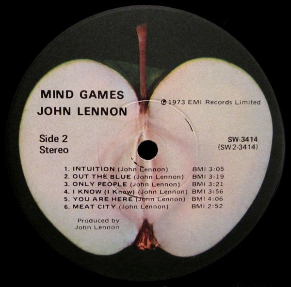 John Lennon - Mind Games (Vinyl, LP, Album, Stereo) Very Good (VG) / Very Good (VG)