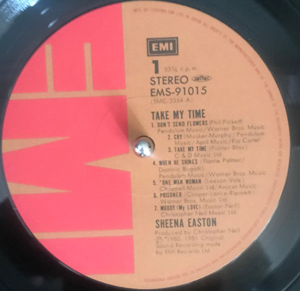 Sheena Easton - Take My Time (Vinyl, LP, Album)