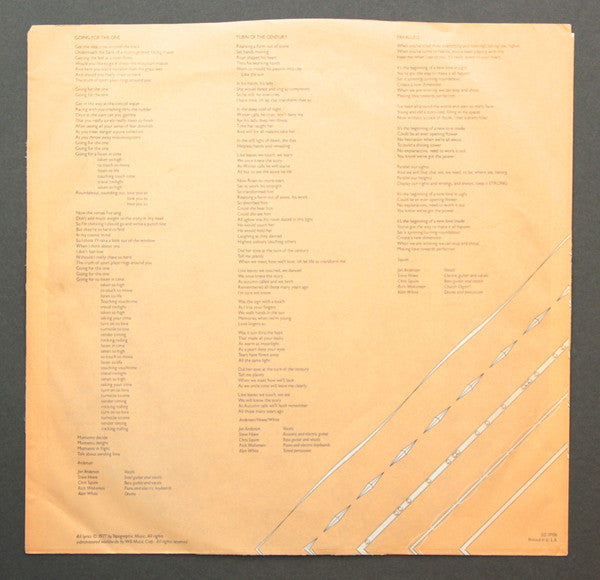 Yes - Going For The One (Vinyl, LP, Album, Stereo)
