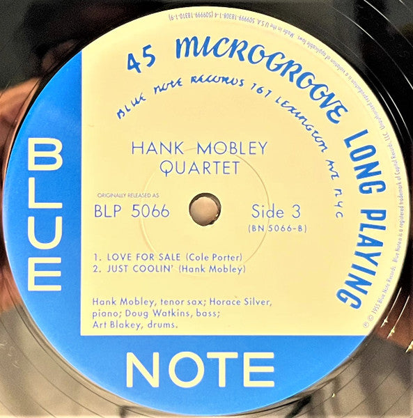 Hank Mobley Quartet - Hank Mobley Quartet (2xVinyl, 12", 45 RPM, Album, Limited Edition, Numbered, Reissue, Mono) Very Good (VG) / Near Mint (NM or M-)