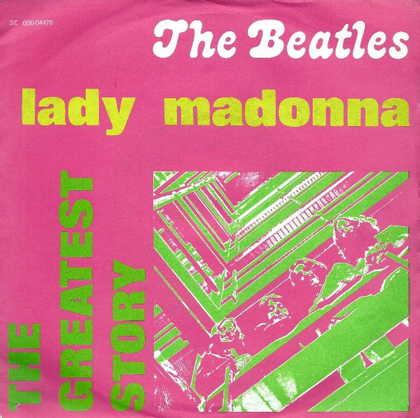 The Beatles - Lady Madonna (Vinyl, 7", 45 RPM, Reissue) Very Good (VG) / Very Good (VG)