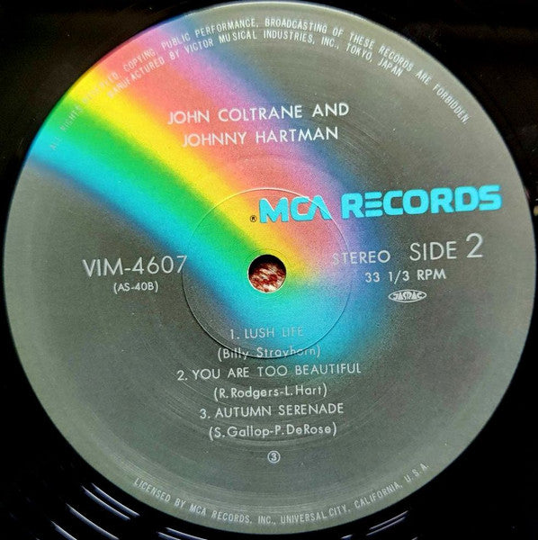 John Coltrane - John Coltrane And Johnny Hartman (Vinyl, LP, Album,...