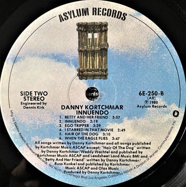 Danny Kortchmar - Innuendo (Vinyl, LP, Album) Good Plus (G+) / Very Good Plus (VG+)