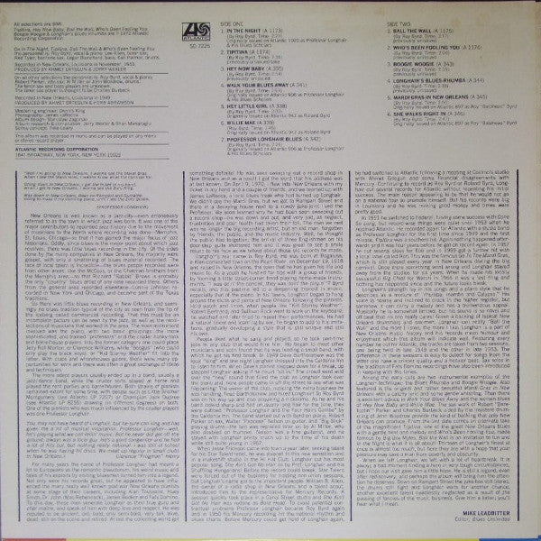 Professor Longhair - New Orleans Piano (Vinyl, LP, Album, Reissue, ...