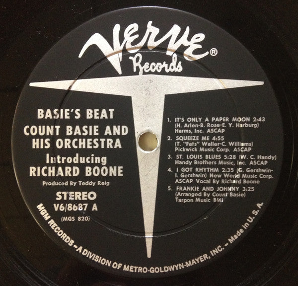 Count Basie Orchestra - Basie's Beat (Vinyl, LP) Good Plus (G+) / Good Plus (G+)