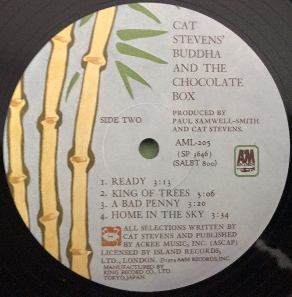 Cat Stevens - Buddha And The Chocolate Box (Vinyl, LP, Album) Very Good Plus (VG+) / Very Good Plus (VG+)