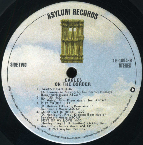 Eagles - On The Border (Vinyl, LP, Album, Repress, Stereo) Very Good Plus (VG+) / Very Good (VG)