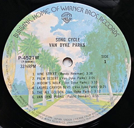 Van Dyke Parks - Song Cycle (Vinyl, LP, Album, Limited Edition, Reissue) Near Mint (NM or M-) / Good Plus (G+)