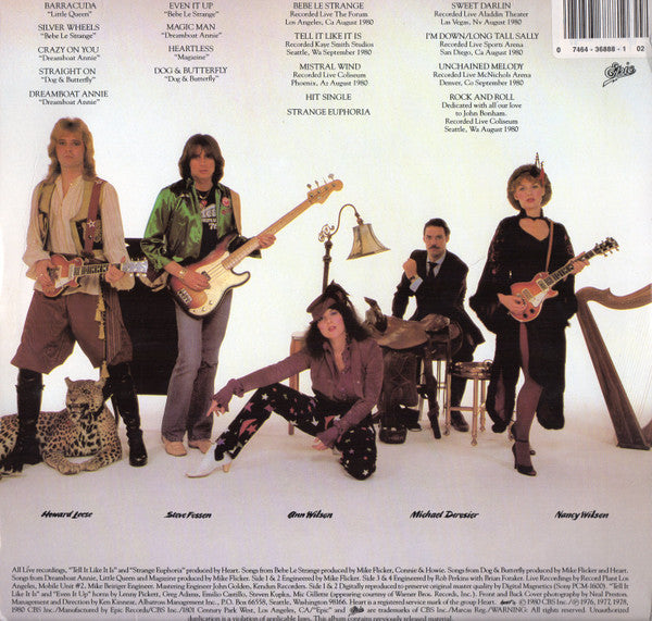 Heart - Greatest Hits / Live (2xVinyl, LP, Compilation, Reissue, Stereo) Very Good (VG) / Very Good (VG)