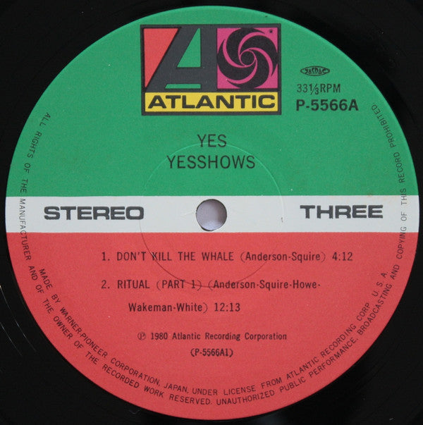 Yes - Yesshows (Vinyl, LP, Album)