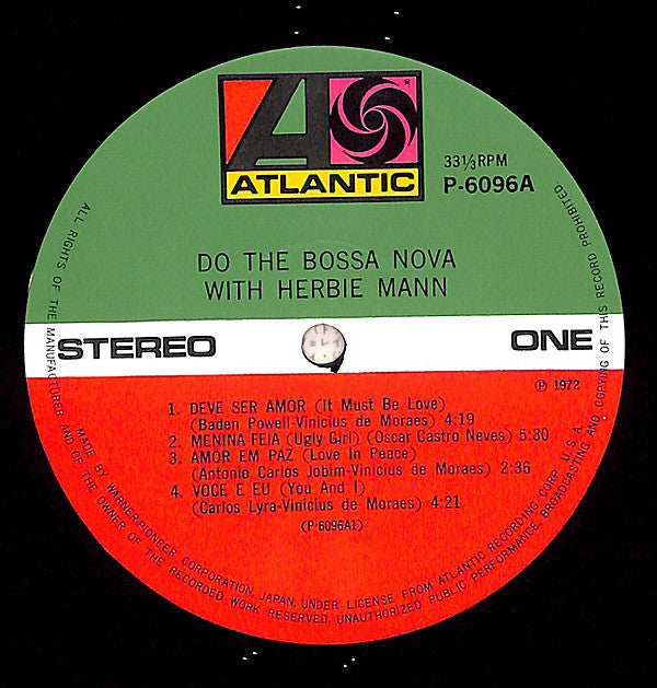 Herbie Mann - Do The Bossa Nova (Vinyl, LP, Album, Reissue, Stereo)
