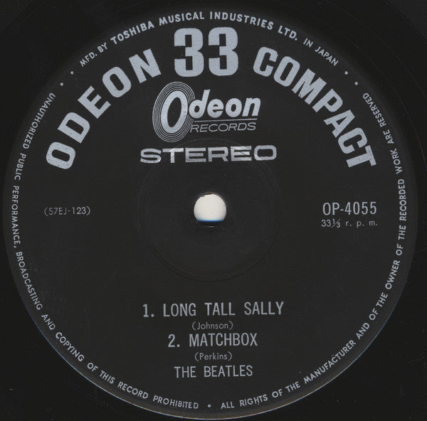 The Beatles - Long Tall Sally (Vinyl, 7", 33 ⅓ RPM, Stereo) Very Good Plus (VG+) / Very Good Plus (VG+)