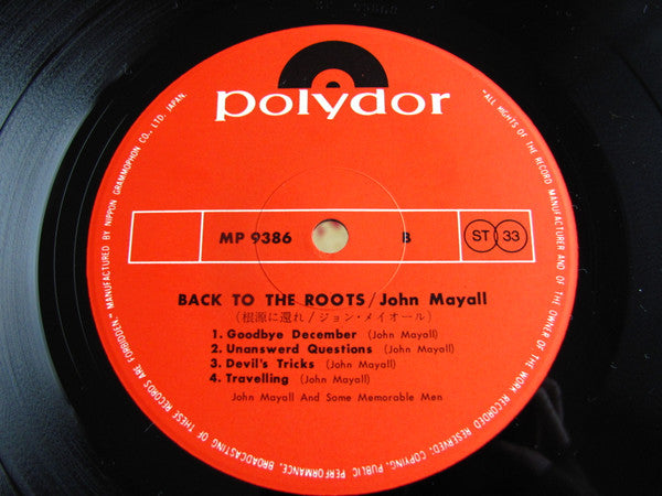 John Mayall - Back To The Roots (2xVinyl, LP, Album, Stereo) Very Good Plus (VG+) / Very Good Plus (VG+)