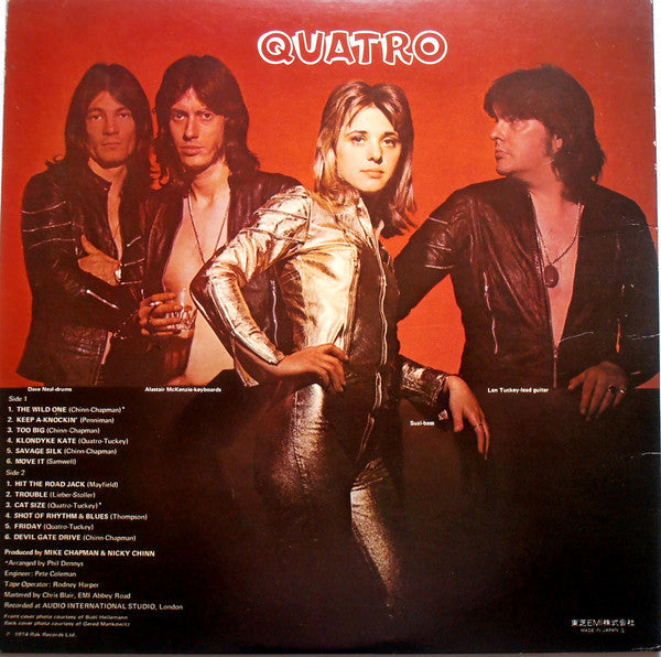 Suzi Quatro - Quatro (Vinyl, LP, Album)