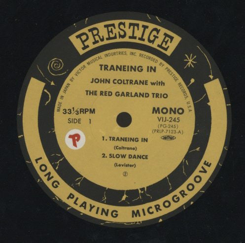 John Coltrane - Traneing In (Vinyl, LP, Album, Reissue, Mono) Very Good Plus (VG+) / Very Good Plus (VG+)