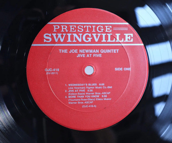 Joe Newman Quintet - Jive At Five (Vinyl, LP, Album, Reissue, Remastered, Stereo) Very Good (VG) / Very Good (VG)