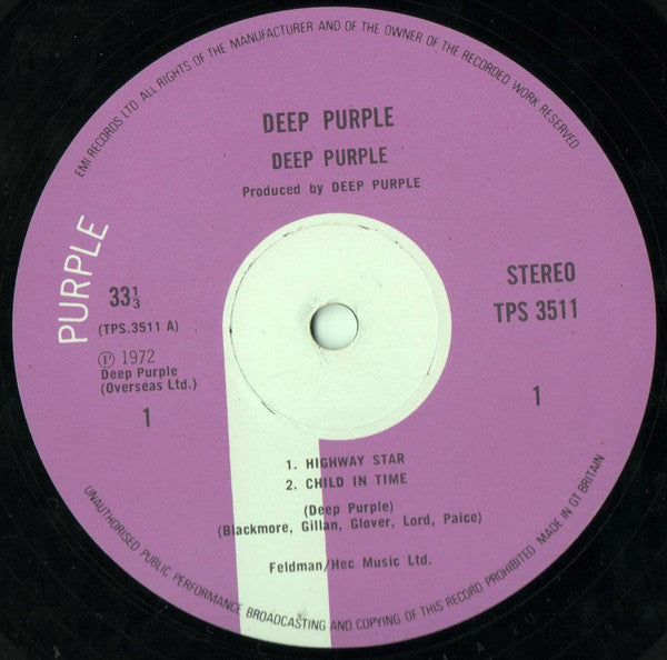 Deep Purple - Made In Japan (2xVinyl, LP, Album, Repress) Very Good Plus (VG+) / Good Plus (G+)