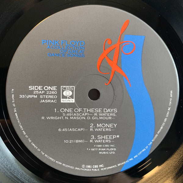 Pink Floyd - A Collection Of Great Dance Songs (Vinyl, LP, Compilat...