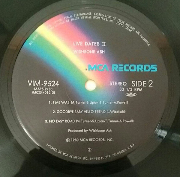 Wishbone Ash - Live Dates Volume Two = ライヴ・デイト2 (2xVinyl, LP, Album, Limited Edition) Near Mint (NM or M-) / Very Good Plus (VG+)