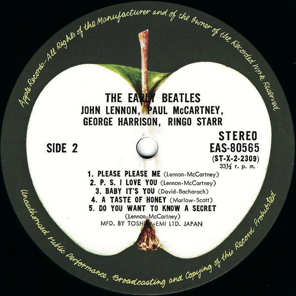 The Beatles - The Early Beatles (Vinyl, LP, Album, Compilation, Rei...