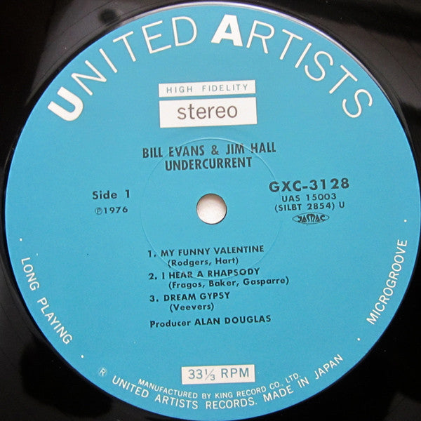Bill Evans - Undercurrent (Vinyl, LP, Album, Reissue, Stereo)