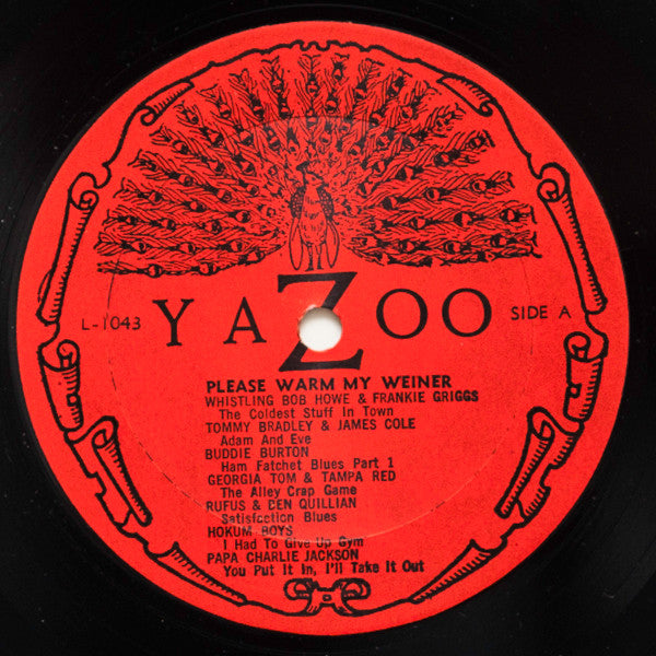 Various - Please Warm My Weiner (Old Time Hokum Blues) (Vinyl, LP, Compilation) Good Plus (G+) / Very Good (VG)