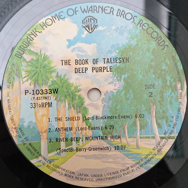 Deep Purple - The Book Of Taliesyn (Vinyl, LP, Album, Reissue)